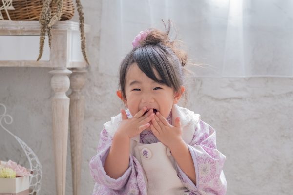 七五三 神社での祈祷シーンが残せるっていいね。