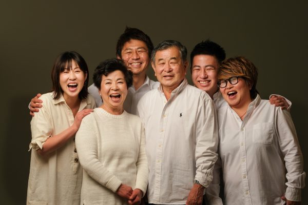 父の喜寿のお祝いに家族でJIBUN写真。