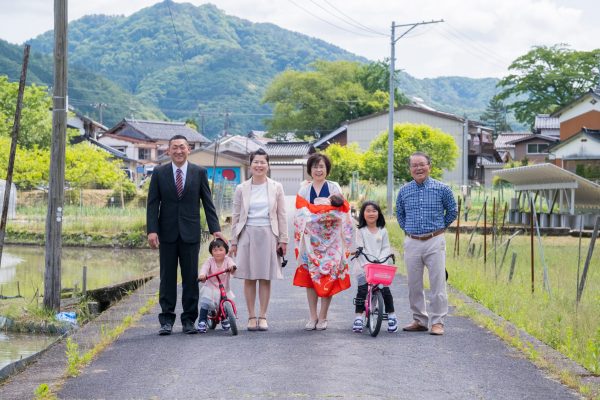 家族と地域に見守られながら・・