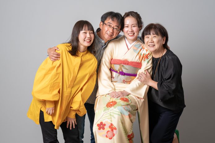 成人式の撮影、家族の想いも一緒に。