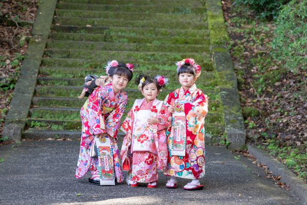 可愛い３姉妹の七五三♪